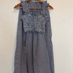 Hill House Blue and White Gingham Set